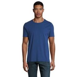 Textil Homem T-Shirt mangas curtas Sols LUCAS MEN Azul oscuro
