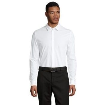 Textil Homem Camisas mangas comprida Sols BALTHAZAR MEN Branco