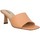 Sapatos Mulher Chinelos Lola Cruz 124 Cuir Femme Orange Pale Laranja