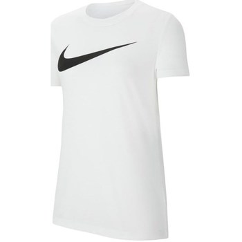 Textil Mulher T-Shirt mangas curtas Nike Wmns Drifit Park 20 Branco