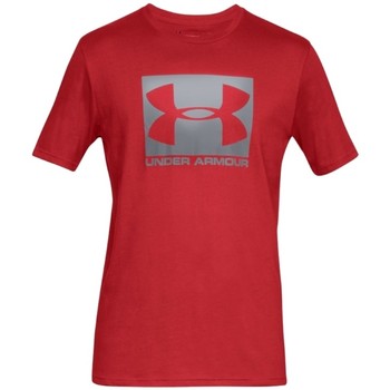 Textil Homem T-Shirt mangas curtas Under Armour Boxed Sportstyle SS Tee Rouge