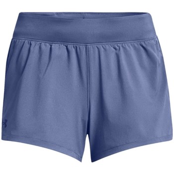 Textil Mulher Shorts / Bermudas Under Armour Launch SW 3 Short Bleu