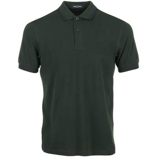 Textil Homem T-shirts e Pólos Fred Perry Twin Tipped Shirt Verde