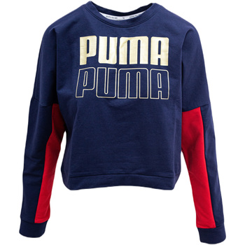 Textil Mulher Casacos fato de treino Puma Modern Sport Crew Sweat Azul