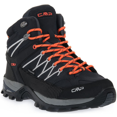 Sapatos Homem C809 Sneewy K Snowboots Cmp 56UE RIGEL MID TREKKING Cinza
