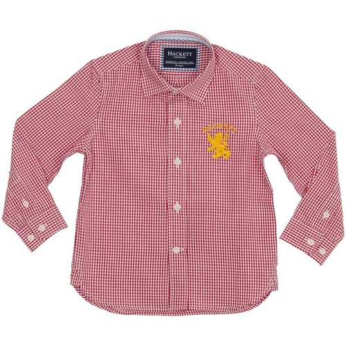 Textil Rapaz Camisas mangas comprida Hackett HK300616-255 Vermelho