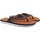 Sapatos Homem Multi-desportos Bitesta de couro sandália  21s 0902b Castanho