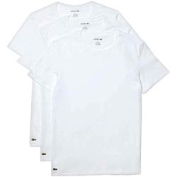 Textil Homem T-Shirt mangas curtas Lacoste  Blanco
