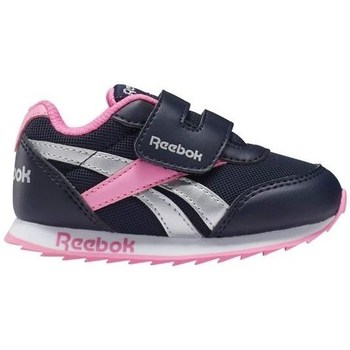 Sapatos Criança Sapatilhas Question Reebok Sport Royal CL Jogger Cor-de-rosa, Preto, Prateado