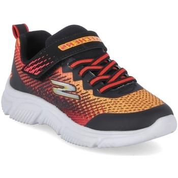 Sapatos Criança Sapatilhas Skechers Norvo Preto, Cor de laranja