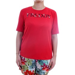 Textil Mulher T-Shirt mangas curtas Freddy S1WSLT5 Vermelho
