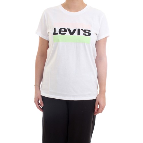 Textil Mulher T-Shirt mangas curtas Levi's 17369-1499 Branco