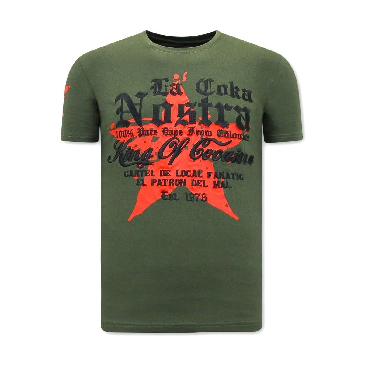 Textil Homem T-Shirt mangas curtas Local Fanatic 119088322 Verde