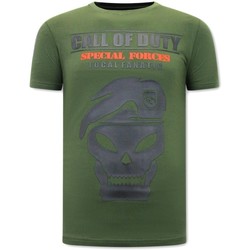 Textil Homem T-Shirt mangas curtas Local Fanatic 119087438 Verde