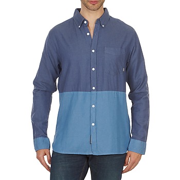 Textil Homem Camisas mangas comprida Element BRENTWOOD Azul