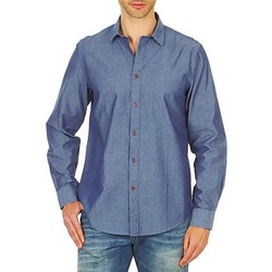 Textil Homem Camisas mangas comprida Ben Sherman BEMA00490 Azul