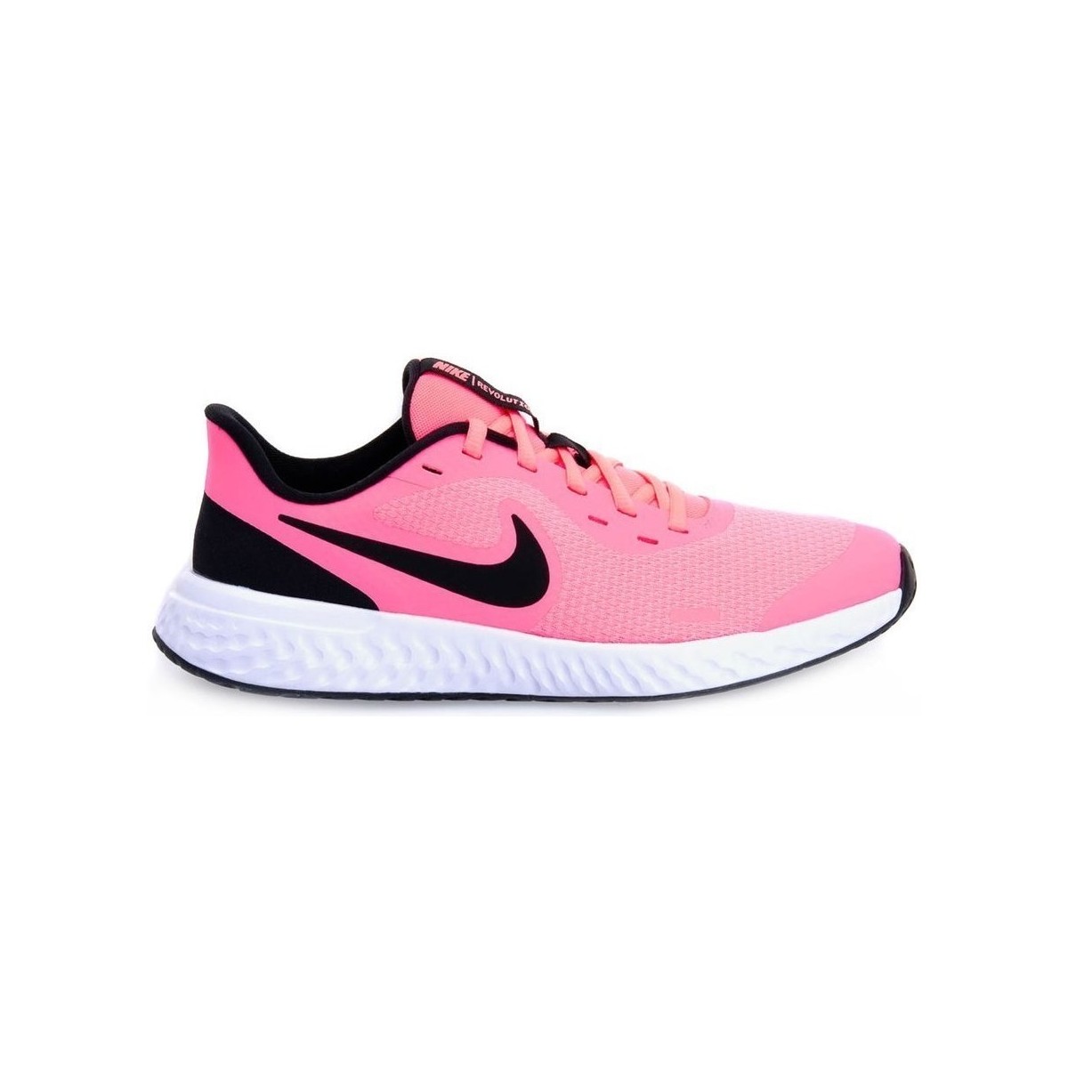 Sapatos Criança Sapatilhas Nike Revolution 5 GS Branco, Cor-de-rosa, Preto