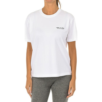 Textil Mulher T-shirts e Pólos Armani jeans 6Z5T91-5J0HZ-1100 Branco