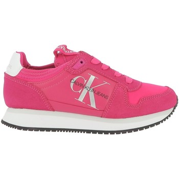 Sapatos Mulher Sapatilhas Calvin Klein JEANS Kids LACEUP NY Rosa