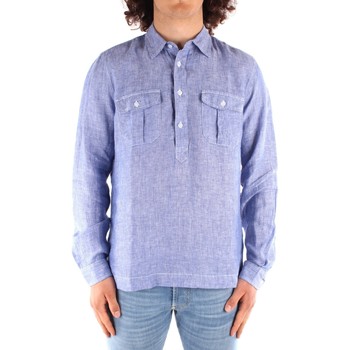 Textil Homem Camisas mangas comprida Blauer 21SBLUS01216 Azul