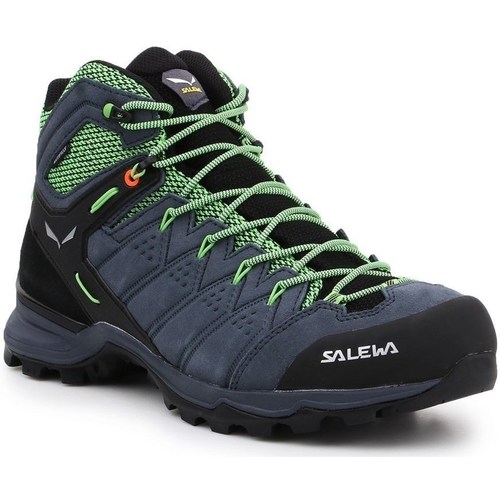 Sapatos Homem Joggings & roupas de treino Salewa MS Alp Mate Mid WP Preto, Verde, Cinzento