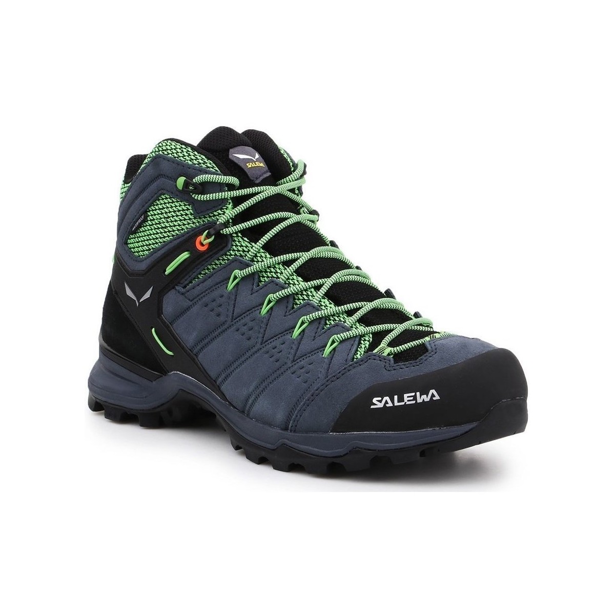 Sapatos Homem Sapatos de caminhada Salewa MS Alp Mate Mid WP Cinzento, Preto, Verde