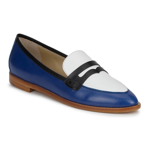 Sapatos Mulher Mocassins Etro MOCASSIN 3767 Azul / Preto / Branco