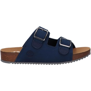 Sapatos Rapaz Chinelos Timberland Leather A42KH CASTLE ISLAND Azul