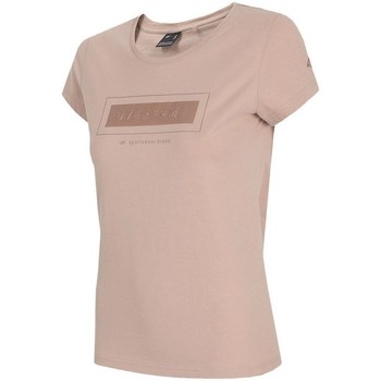 Textil Mulher T-Shirt mangas curtas 4F TSD034 Cor-de-rosa