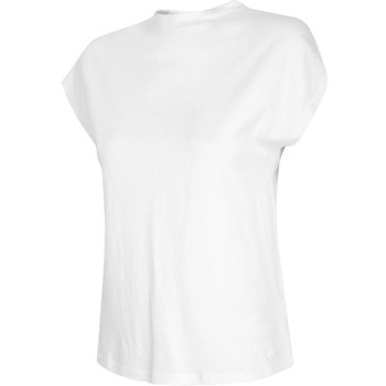 Textil Mulher Neri Long Sleeve T Shirt Mens 4F TSD038 Branco