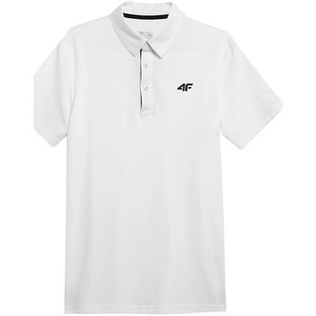 Textil Homem T-Shirt mangas curtas 4F TSMF080 Branco