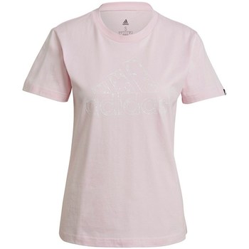 Textil Mulher T-Shirt mangas curtas adidas Originals Outlined Floral Graphic Rosa