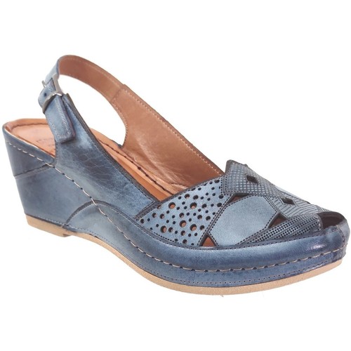 Sapatos Mulher Sandálias Karyoka Figo Azul