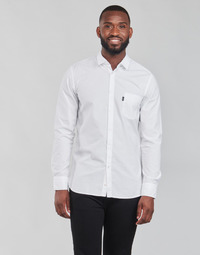 Textil Homem Camisas mangas comprida BOSS MAGNETON Branco