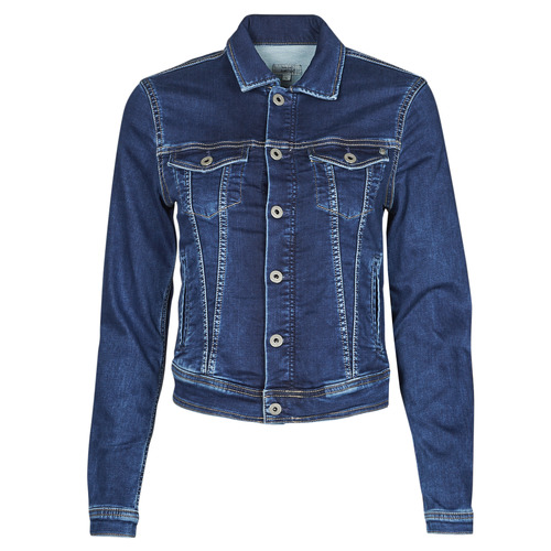 Textil Mulher BROOKS silk Ghost road Pepe jeans CORE JACKET Azul