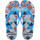 Sapatos Mulher Chinelos Brasileras Printed 21 Axon Azul