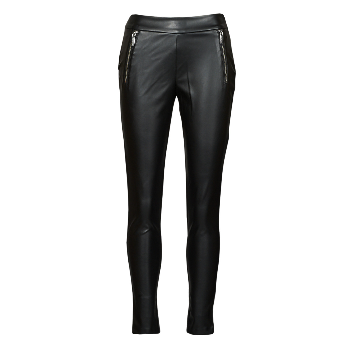 Textil Mulher Collants New Look Tall Svarta mom jeans ZIP FRONT LEGGING Preto