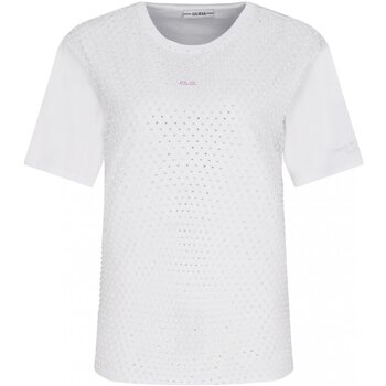 Textil Mulher T-shirts e Pólos Guess W0BI0L K7DN0 Branco