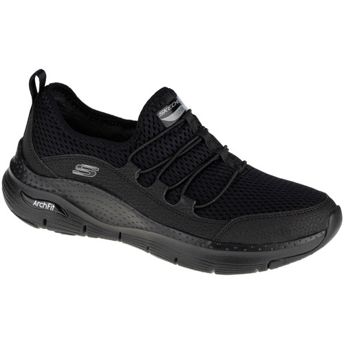 Sapatos Mulher Sapatilhas Skechers Arch Fit Lucky Thoughts Preto