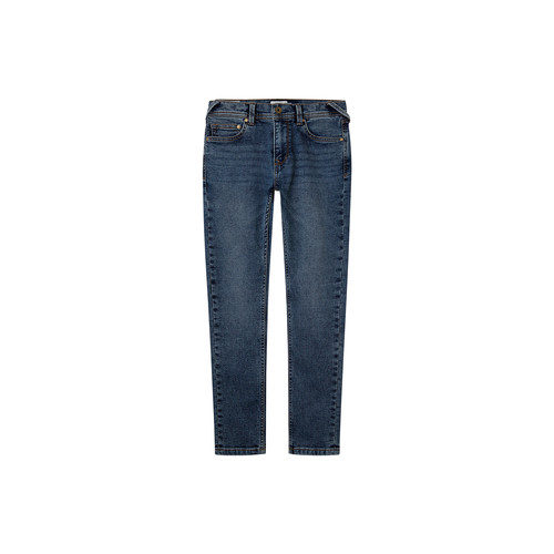 Textil Rapaz Gangas Skinny Pepe jeans high-waisted FINLY Azul