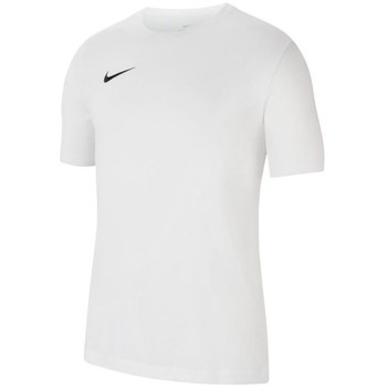 Textil Homem T-Shirt mangas curtas more Nike Drifit Park 20 Branco