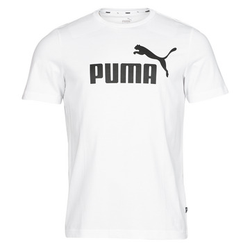 Textil Homem T-Shirt mangas curtas Puma ESS LOGO TEE Branco
