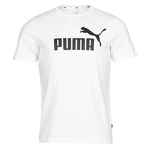 Textil Homem T-Shirt mangas curtas Puma ESS ochre TEE Branco