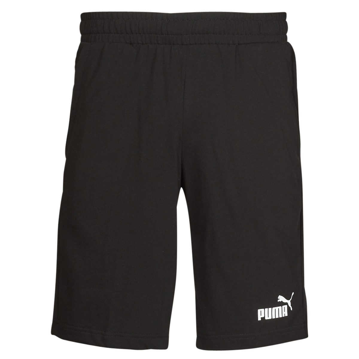 Textil Homem linen Shorts / Bermudas Puma ESS JERSEY SHORT Preto