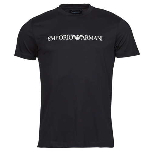 Textil Homem T-Shirt mangas curtas Emporio Armani 8N1TN5 Preto