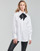 Textil Mulher camisas Karl Lagerfeld KL MONOGRAM POPLIN SHIRT Branco