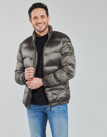 Textil Homem Quispos Guess PUFFA THERMO QUILTING JACKET Castanho