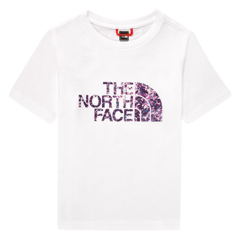 Textil Rapariga T-Shirt mangas curtas The North Face EASY BOY TEE Branco