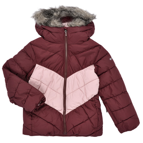 Textil Rapariga Quispos Columbia ARCTIC BLAST SNOW black Jacket Bordô / Rosa