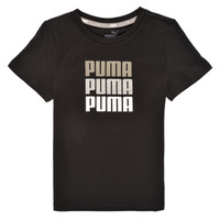 Textil Rapariga T-Shirt mangas curtas Puma ALPHA TEE Preto
